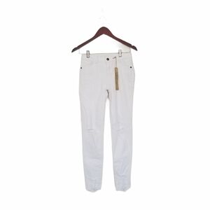 Watch LA White Denim Distressed Skinny Jeans Sze 5
